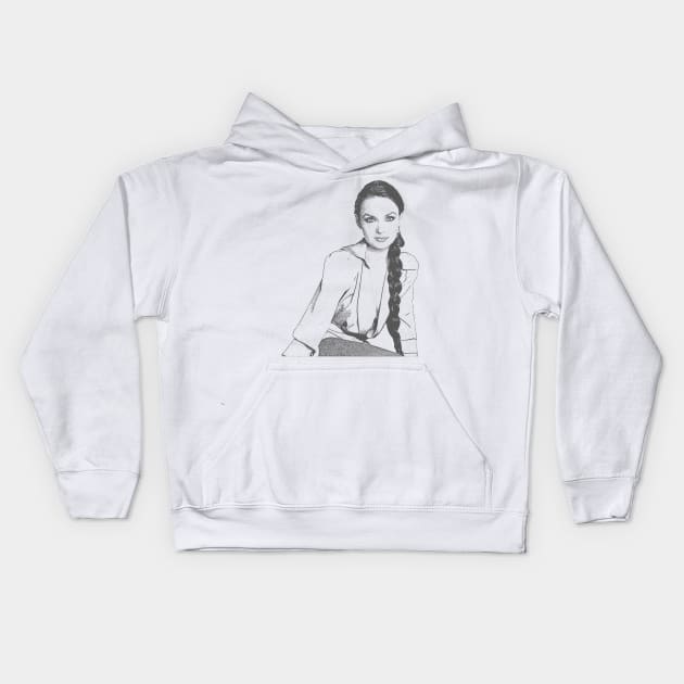 Crystal gayle - Talking in your sleep Kids Hoodie by DekkenCroud